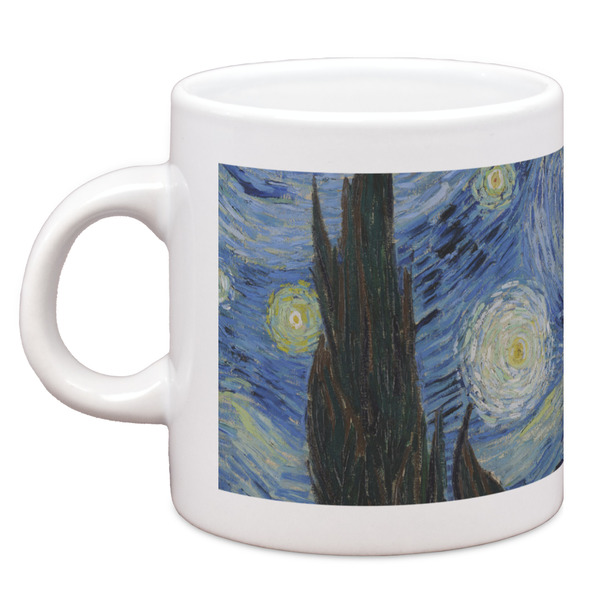 The Starry Night (Van Gogh 1889) Single Shot Espresso Cup - Single Front