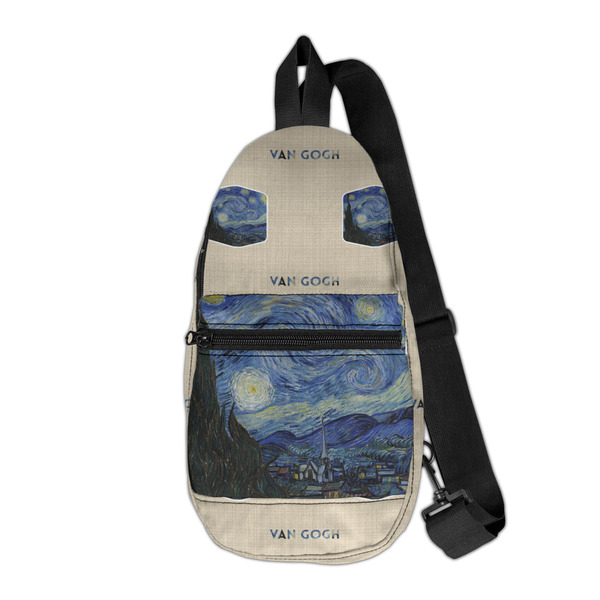 Custom The Starry Night (Van Gogh 1889) Sling Bag