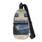 The Starry Night (Van Gogh 1889) Sling Bag - Front View
