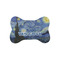 The Starry Night (Van Gogh 1889) Bone Shaped Dog Food Mat (Small)