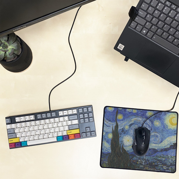 The Starry Night (Van Gogh 1889) Small Gaming Mats - LIFESTYLE