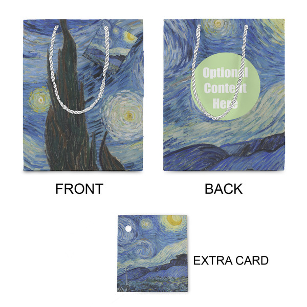 The Starry Night (Van Gogh 1889) Small Gift Bag - Approval