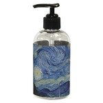 The Starry Night (Van Gogh 1889) Plastic Soap / Lotion Dispenser (8 oz - Small - Black)