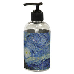 The Starry Night (Van Gogh 1889) Plastic Soap / Lotion Dispenser (8 oz - Small - Black)