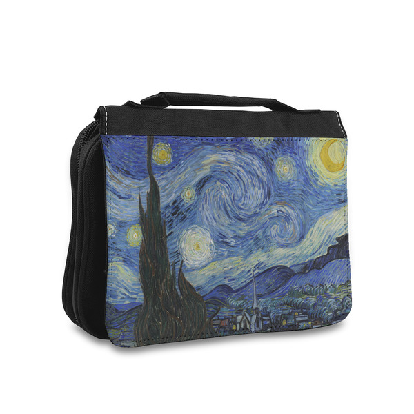 Custom The Starry Night (Van Gogh 1889) Toiletry Bag - Small