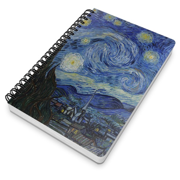 The Starry Night (Van Gogh 1889) Spiral Journal 7 x 10 - Main