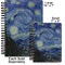 The Starry Night (Van Gogh 1889) Spiral Journal - Comparison
