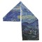 The Starry Night (Van Gogh 1889) Sports Towel Folded - Both Sides Showing