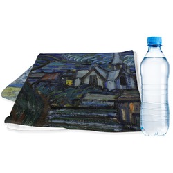 The Starry Night (Van Gogh 1889) Sports & Fitness Towel