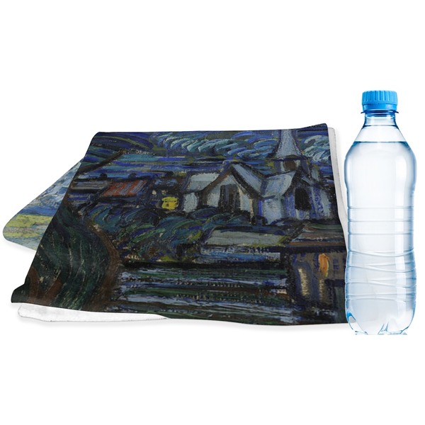 Custom The Starry Night (Van Gogh 1889) Sports & Fitness Towel