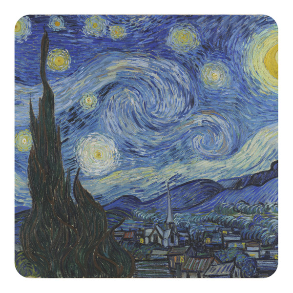 Custom The Starry Night (Van Gogh 1889) Square Decal - Large