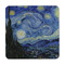 The Starry Night (Van Gogh 1889) Square Fridge Magnet - FRONT