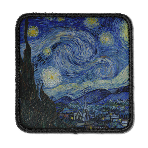 Custom The Starry Night (Van Gogh 1889) Iron On Square Patch