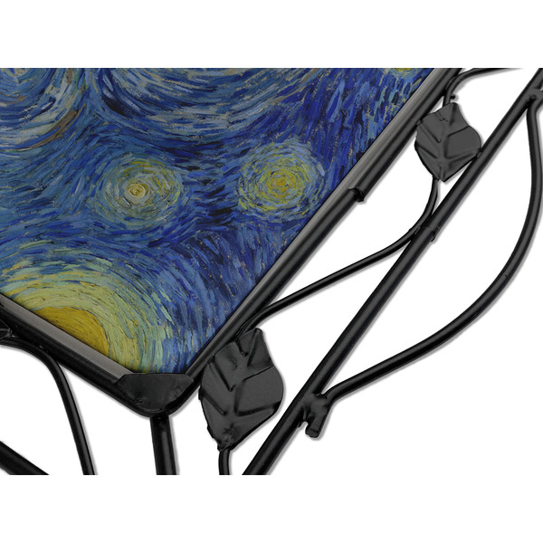 The Starry Night (Van Gogh 1889) Square Trivet - Detail