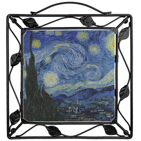 Custom The Starry Night (Van Gogh 1889) Square Trivet