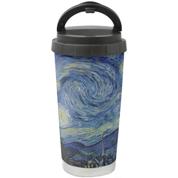 Custom The Starry Night (Van Gogh 1889) Stainless Steel Coffee Tumbler
