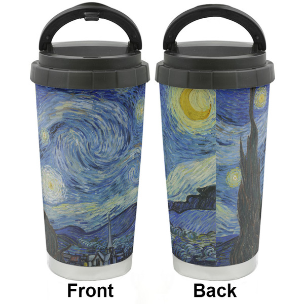 The Starry Night (Van Gogh 1889) Stainless Steel Travel Cup - Apvl