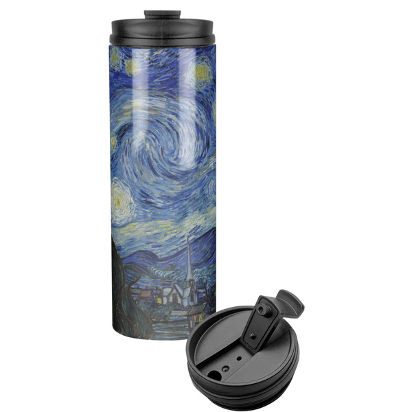 Custom The Starry Night (Van Gogh 1889) Stainless Steel Skinny Tumbler