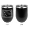 The Starry Night (Van Gogh 1889) Stainless Wine Tumblers - Black - Single Sided - Approval