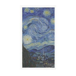 The Starry Night (Van Gogh 1889) Guest Towels - Full Color - Standard