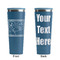 The Starry Night (Van Gogh 1889) Steel Blue RTIC Everyday Tumbler - 28 oz. - Front and Back