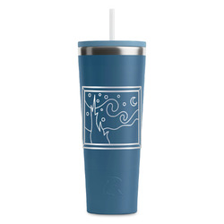 The Starry Night (Van Gogh 1889) RTIC Everyday Tumbler with Straw - 28oz