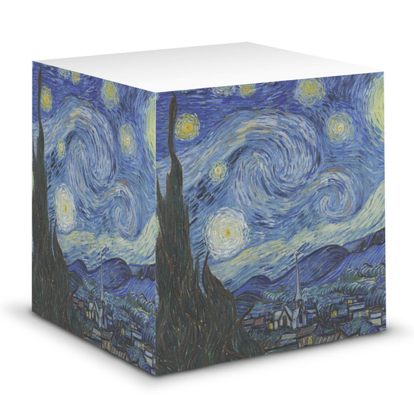 Custom The Starry Night (Van Gogh 1889) Sticky Note Cube
