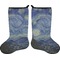The Starry Night (Van Gogh 1889) Holiday Stocking - Double-Sided - Neoprene
