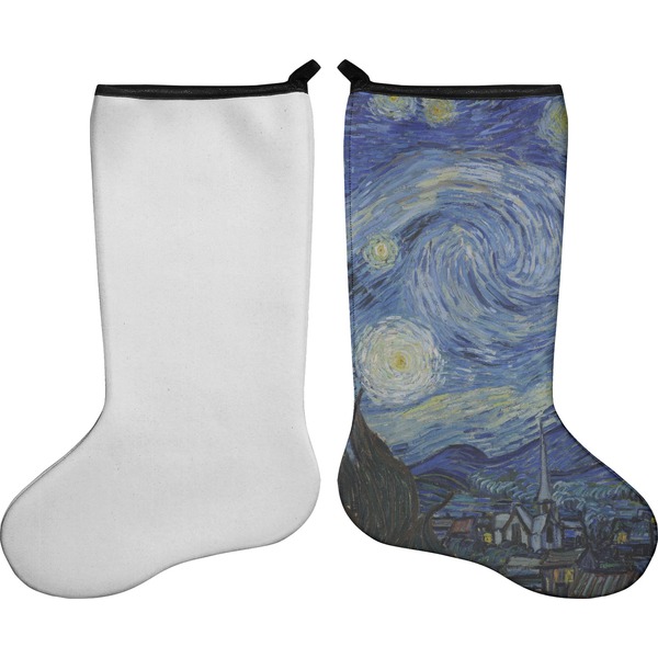 The Starry Night (Van Gogh 1889) Stocking - Single-Sided - Approval