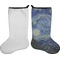The Starry Night (Van Gogh 1889) Stocking - Single-Sided - Approval