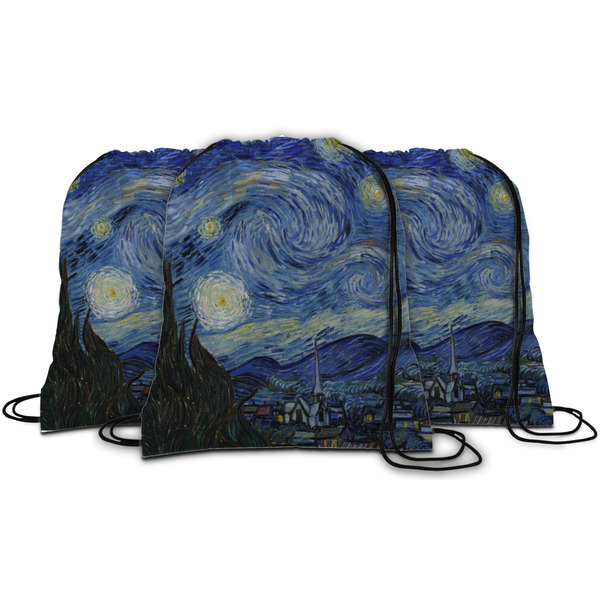The Starry Night (Van Gogh 1889) String Backpack - MAIN
