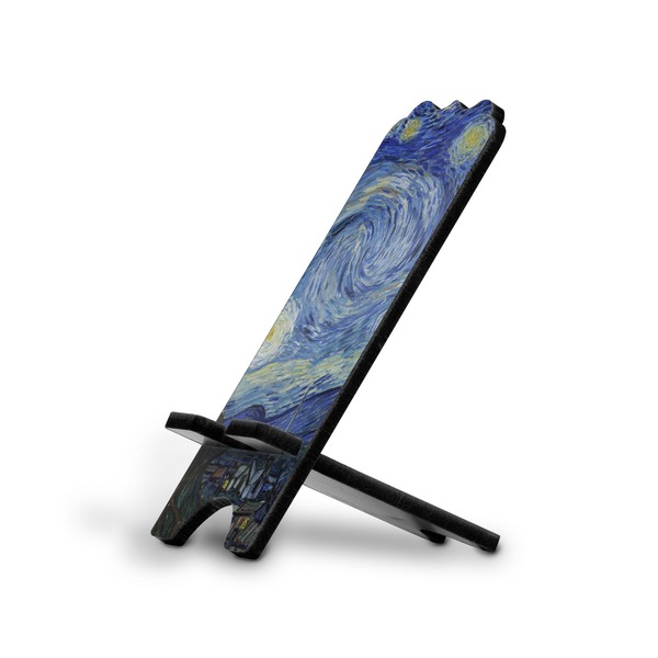 Custom The Starry Night (Van Gogh 1889) Stylized Cell Phone Stand - Large