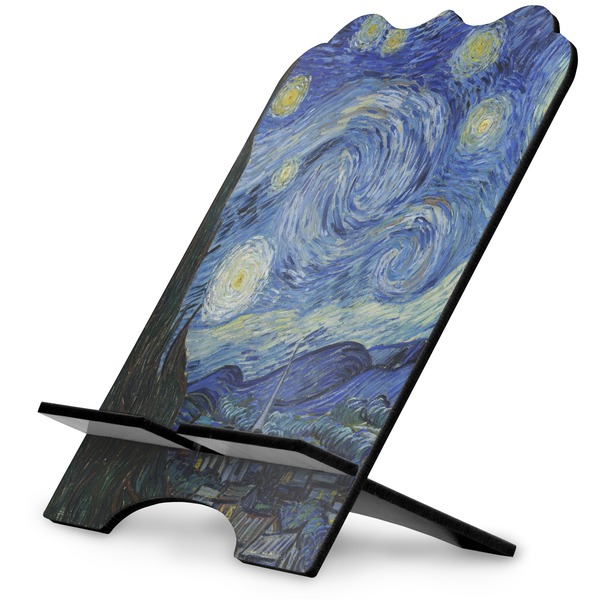Custom The Starry Night (Van Gogh 1889) Stylized Tablet Stand