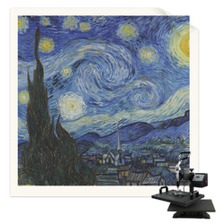 The Starry Night (Van Gogh 1889) Sublimation Transfer - Pocket
