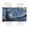 The Starry Night (Van Gogh 1889) Tablecloths (58"x102") - MAIN (top view)