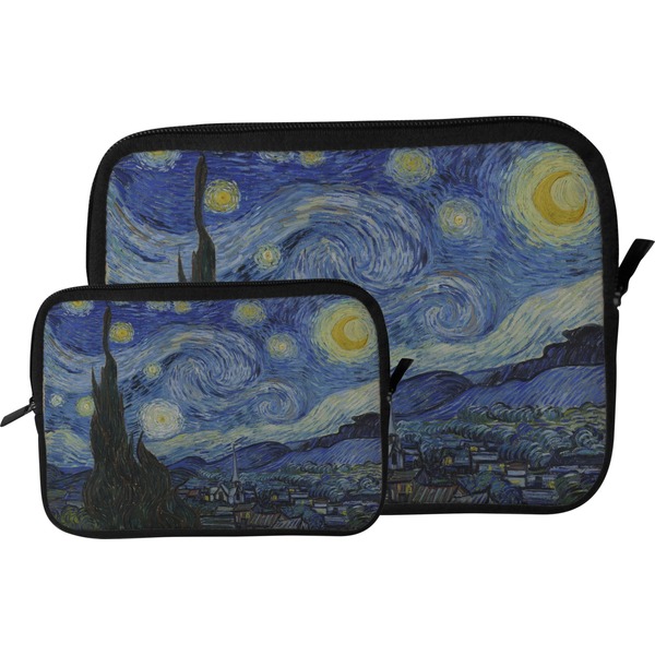 The Starry Night (Van Gogh 1889) Tablet Sleeve (Size Comparison)