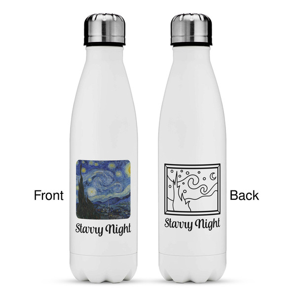 The Starry Night (Van Gogh 1889) Tapered Water Bottle - Apvl 17oz.
