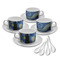 The Starry Night (Van Gogh 1889) Tea Cup - Set of 4