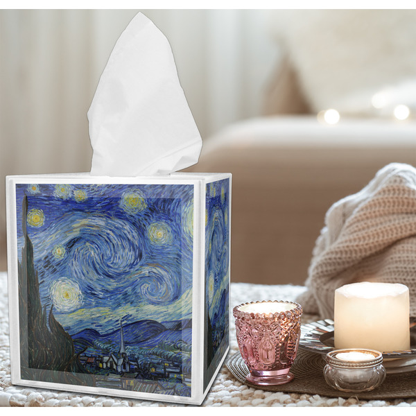 The Starry Night (Van Gogh 1889) Tissue Box - LIFESTYLE
