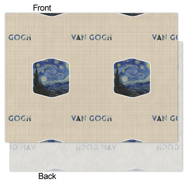The Starry Night (Van Gogh 1889) Tissue Paper - Heavyweight - Medium - Front & Back