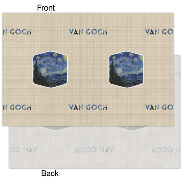 The Starry Night (Van Gogh 1889) Tissue Paper - Heavyweight - XL - Front & Back