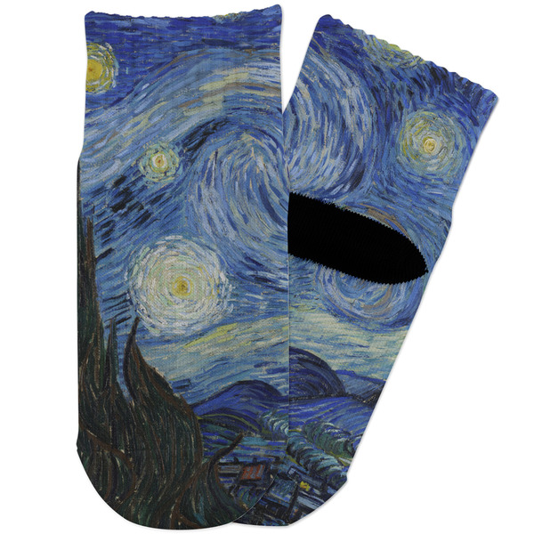 Custom The Starry Night (Van Gogh 1889) Toddler Ankle Socks