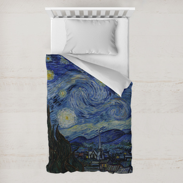 Custom The Starry Night (Van Gogh 1889) Toddler Duvet Cover