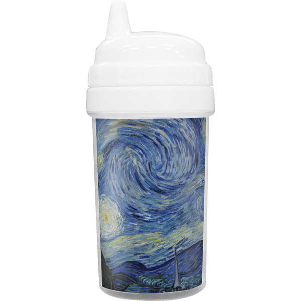 Custom The Starry Night (Van Gogh 1889) Toddler Sippy Cup
