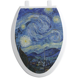 The Starry Night (Van Gogh 1889) Toilet Seat Decal - Elongated