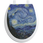 The Starry Night (Van Gogh 1889) Toilet Seat Decal