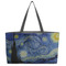 The Starry Night (Van Gogh 1889) Tote w/Black Handles - Front View