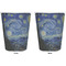 The Starry Night (Van Gogh 1889) Trash Can White - Front and Back - Apvl