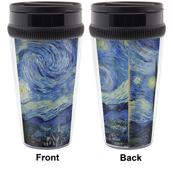 The Starry Night (Van Gogh 1889) Travel Mug Approval (Personalized)