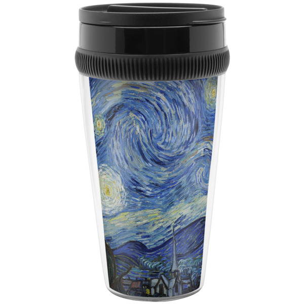 Custom The Starry Night (Van Gogh 1889) Acrylic Travel Mug without Handle